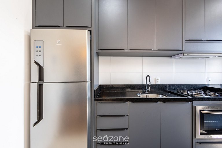 Apto c/ churrasq. e vista mar, Barra Velha VAC0906