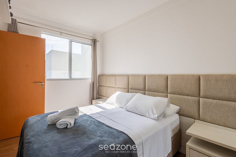 Apto c/ parrilla y vista al mar VAC0906