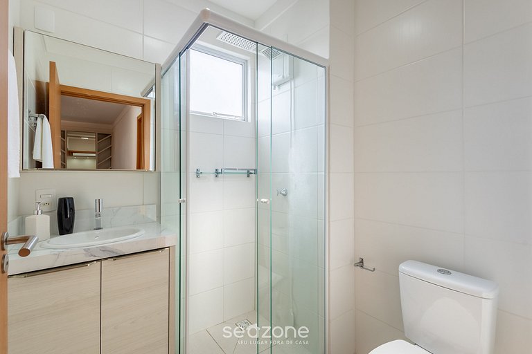 Apto c/ churrasq. e vista mar, Barra Velha VAC0906