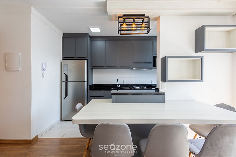 Apto c/ churrasq. e vista mar, Barra Velha VAC0906