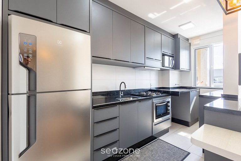 Apto c/ parrilla y vista al mar VAC0906