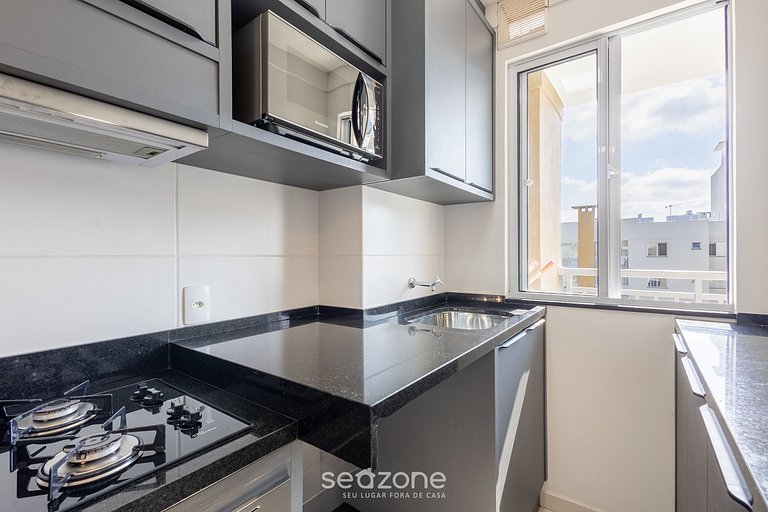 Apto c/ churrasq. e vista mar, Barra Velha VAC0906