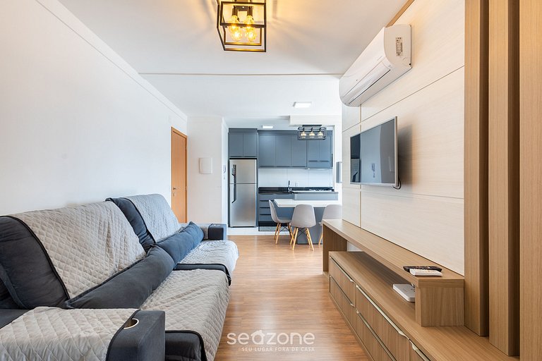 Apto c/ churrasq. e vista mar, Barra Velha VAC0906