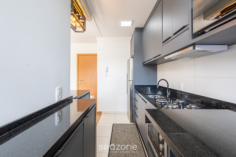 Apto c/ churrasq. e vista mar, Barra Velha VAC0906