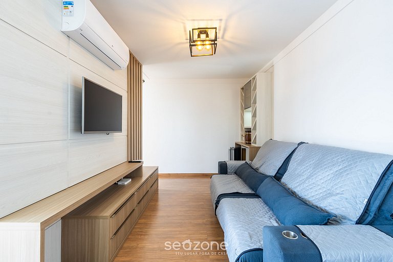 Apto c/ parrilla y vista al mar VAC0906