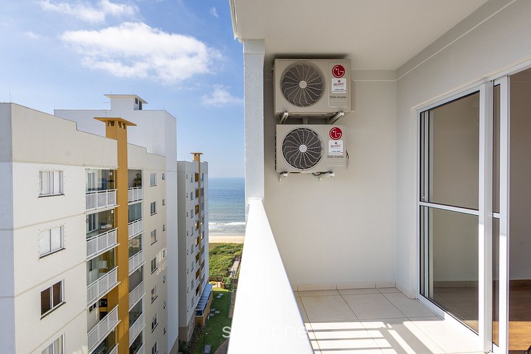 Apto c/ churrasq. e vista mar, Barra Velha VAC0906