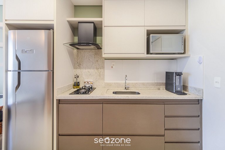 Estudio completo en condominio c/ piscina DNAG1702