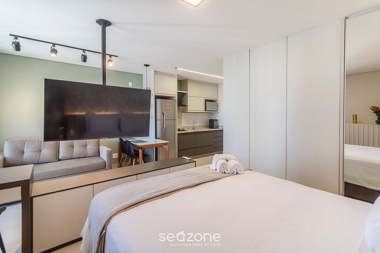 Estudio completo en condominio c/ piscina DNAG1702