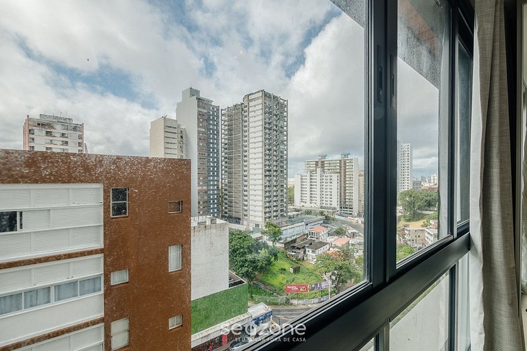 Studio perto da praia em cond. c/ piscina LIV0810