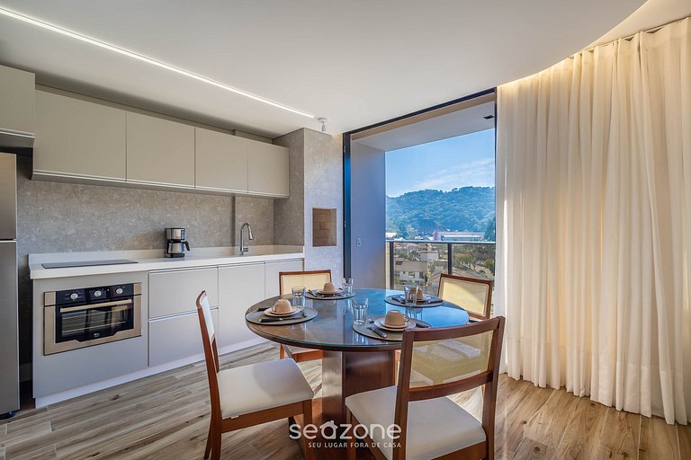 Apto c/ balcón en condo. c/ piscina en BC TSO0311