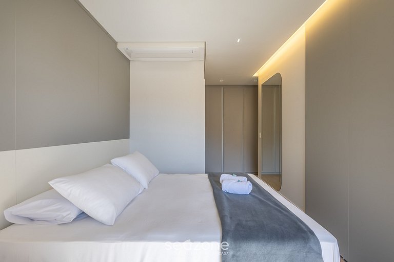 Apto c/ balcón en condo. c/ piscina en BC TSO0311