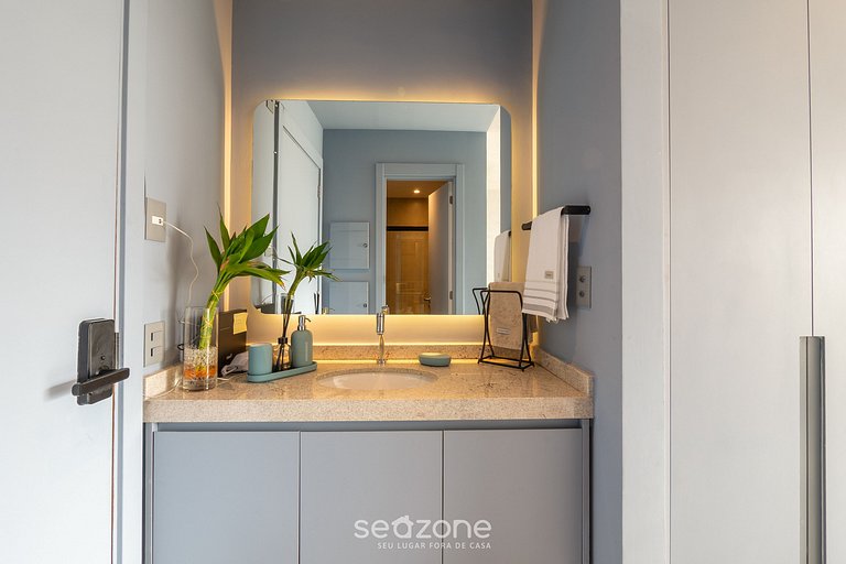 Apto cerca de la playa en cond. c/ piscina LIV1006