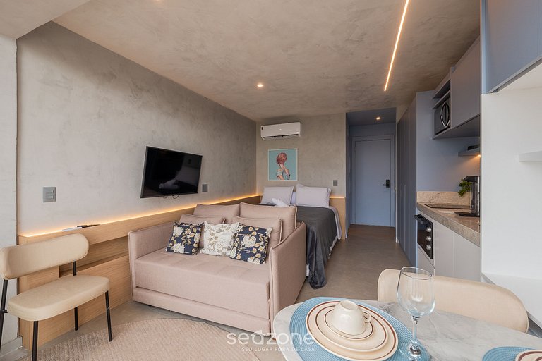 Apto cerca de la playa en cond. c/ piscina LIV1006