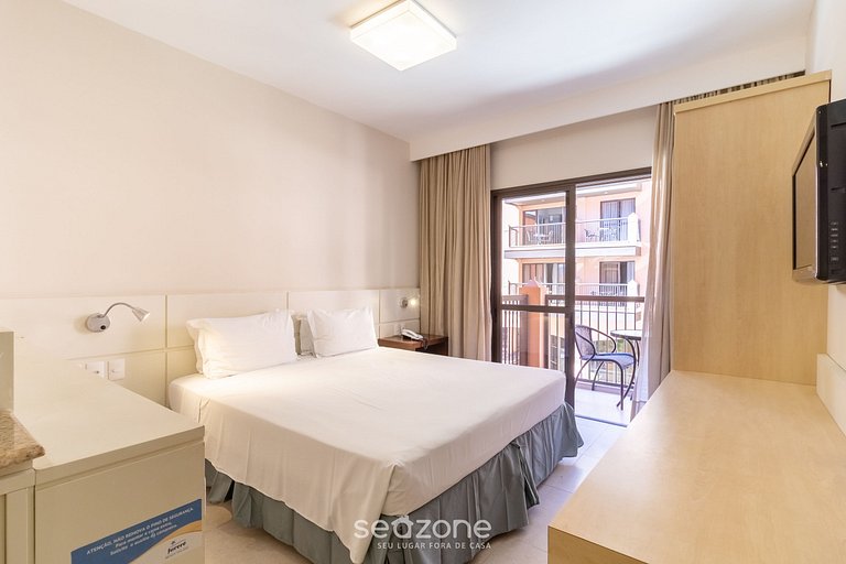 Estúdio Vista mar em Resort pé na areia JBV166