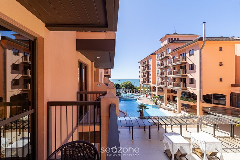 Estudio c vista al mar en resort costanero JBV166