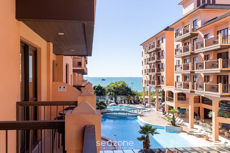 Estudio c vista al mar en resort costanero JBV166