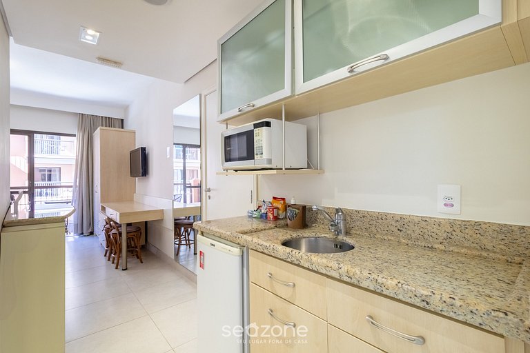 Estúdio Vista mar em Resort pé na areia JBV166