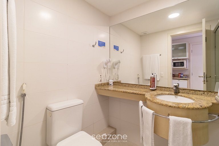 Estúdio Vista mar em Resort pé na areia JBV166