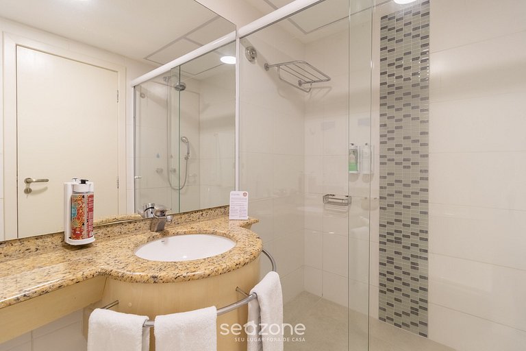 Estúdio Vista mar em Resort pé na areia JBV166