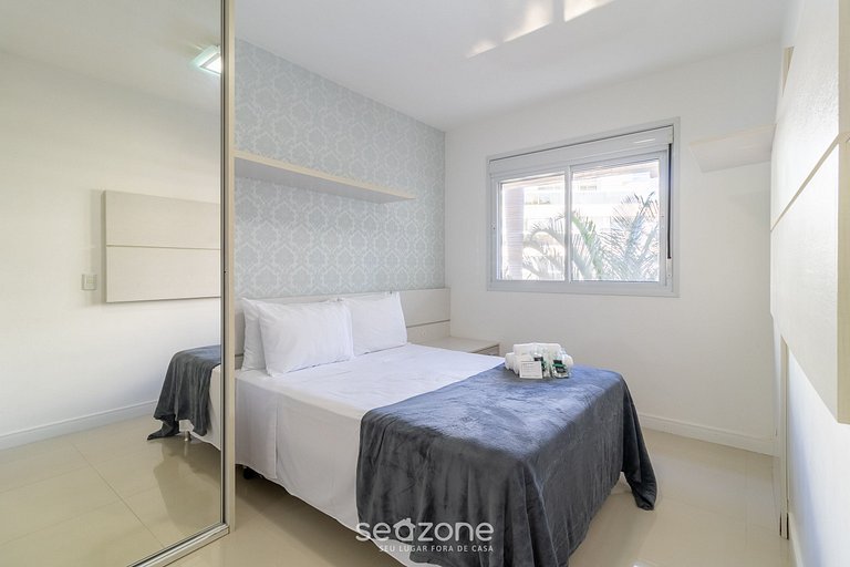 Apto c/ barbacoa en condominio con piscina BRI0102