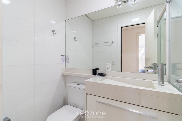 Apto c/ barbacoa en condominio con piscina BRI0102