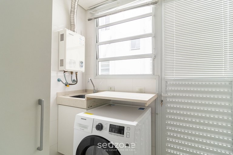 Apto c/ barbacoa en condominio con piscina BRI0102