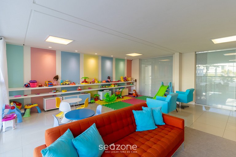 Apto c/ Churrasqueira em Cond. c/ Piscina BRI0102