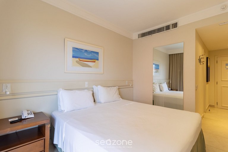 Estudio en Jurerê excelente vista mar resort JBV124 Seazone