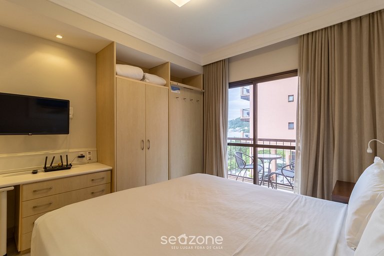 Studio em Jurerê excelente vista mar resort JBV124 Seazone