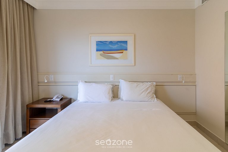 Studio em Jurerê excelente vista mar resort JBV124 Seazone