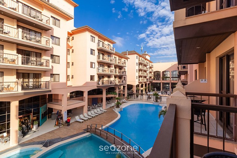 Studio em Jurerê excelente vista mar resort JBV124 Seazone