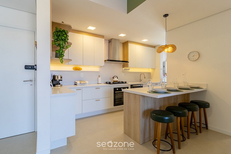 Apto en cond. c/ piscina a pasos del mar - SHR5231