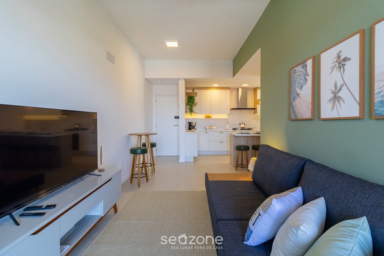 Apto en cond. c/ piscina a pasos del mar - SHR5231