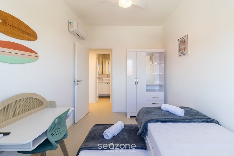 Apto en cond. c/ piscina a pasos del mar - SHR5231