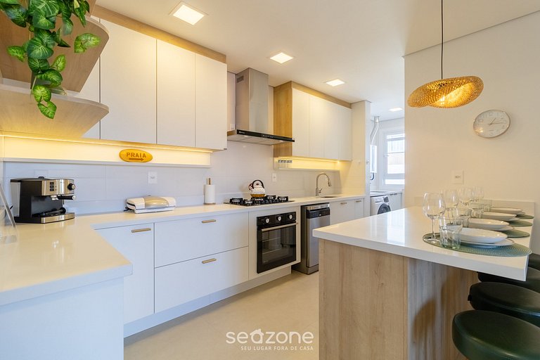 Apto en cond. c/ piscina a pasos del mar - SHR5231