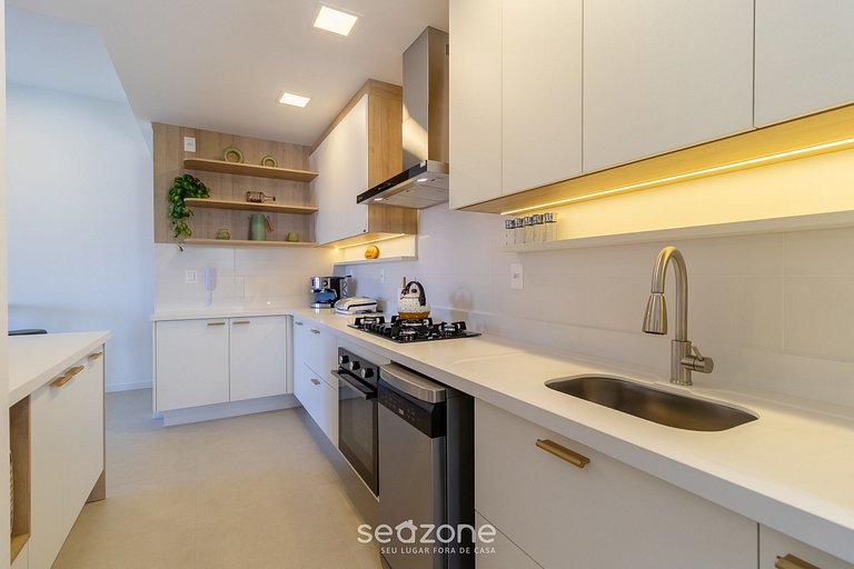 Apto en cond. c/ piscina a pasos del mar - SHR5231