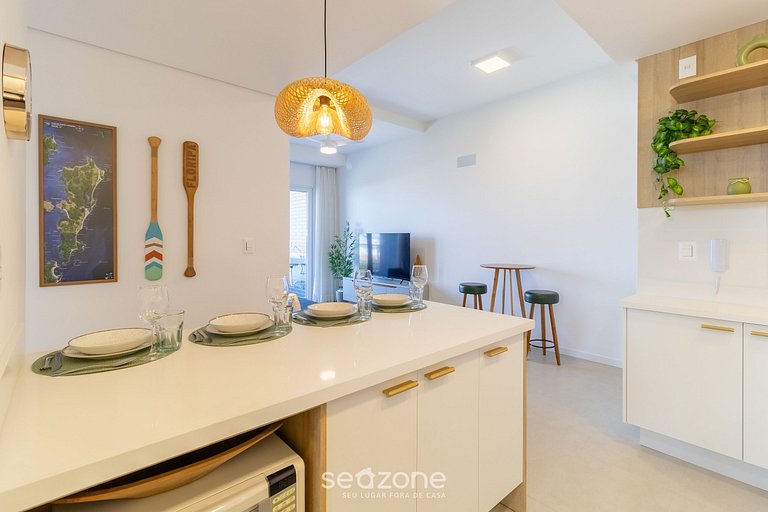 Apto en cond. c/ piscina a pasos del mar - SHR5231