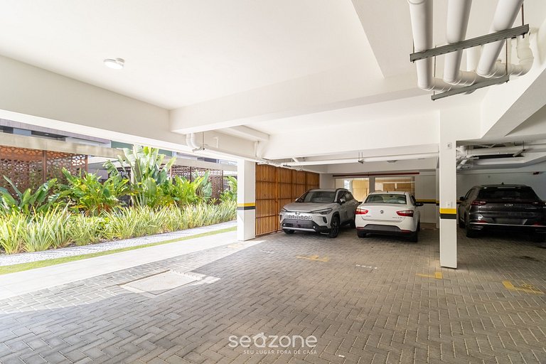 Apto em cond. c/ piscina a passos do mar - SHR5231