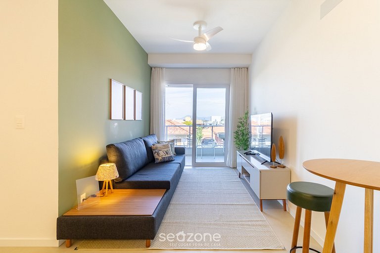 Apto en cond. c/ piscina a pasos del mar - SHR5231