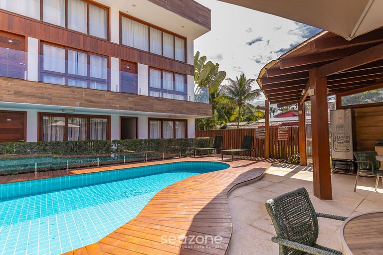 CPR - Apartamentos a 200m da praia com Piscina