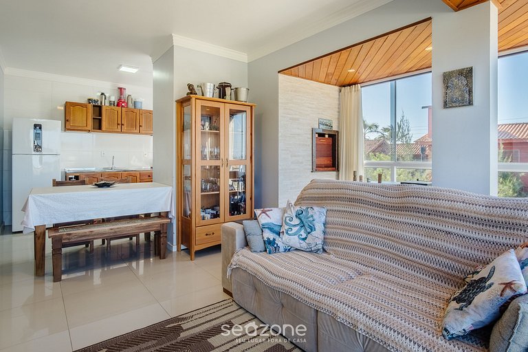 Apto de 2 dormitorios a 260 m de la playa RIB0201