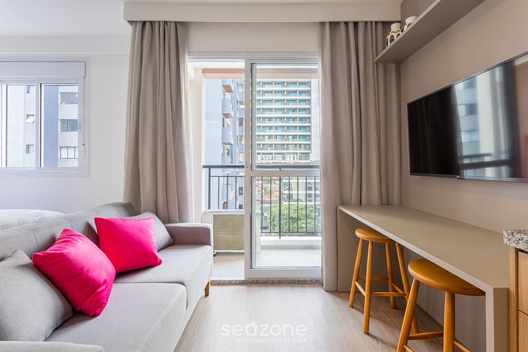 Estúdio Completo a 500m do Metrô CPM1110