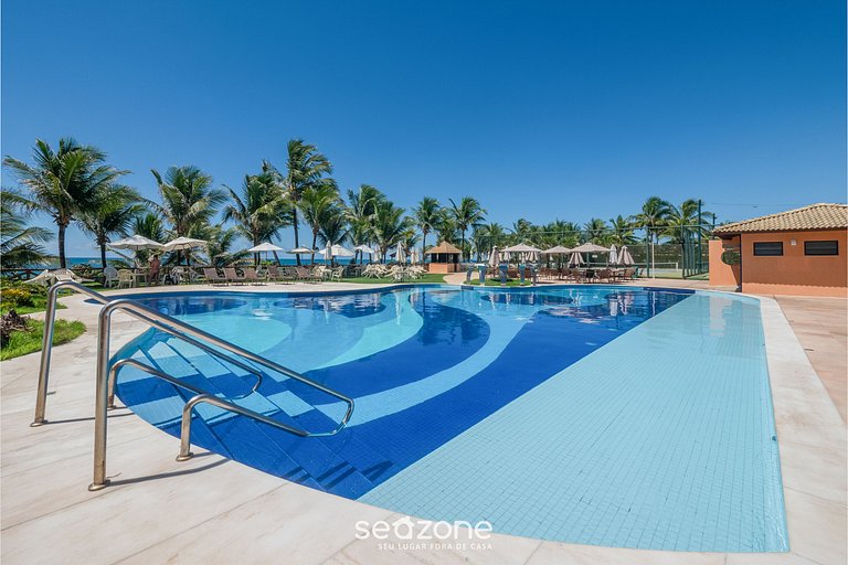 Apto em Cond. c/Piscina a 6 min da praia GSH0102