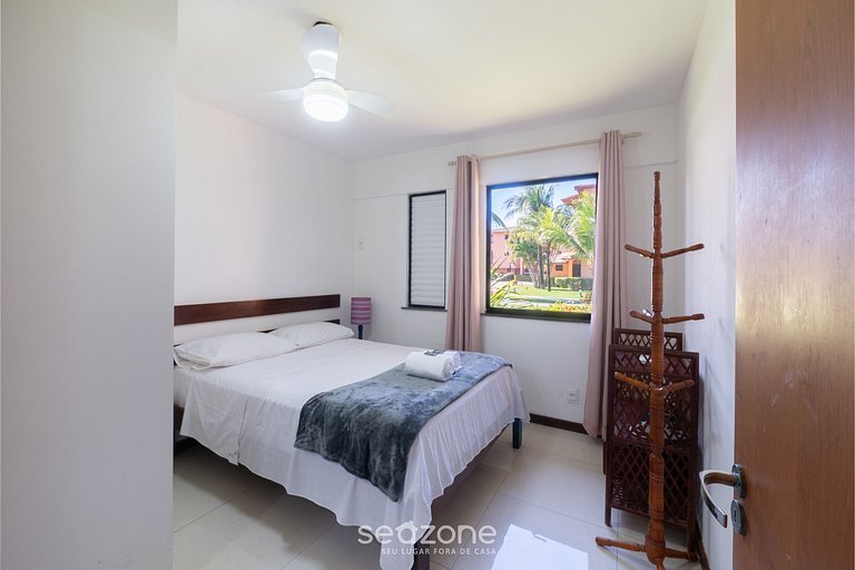 Apto em Cond. c/Piscina a 6 min da praia GSH0102