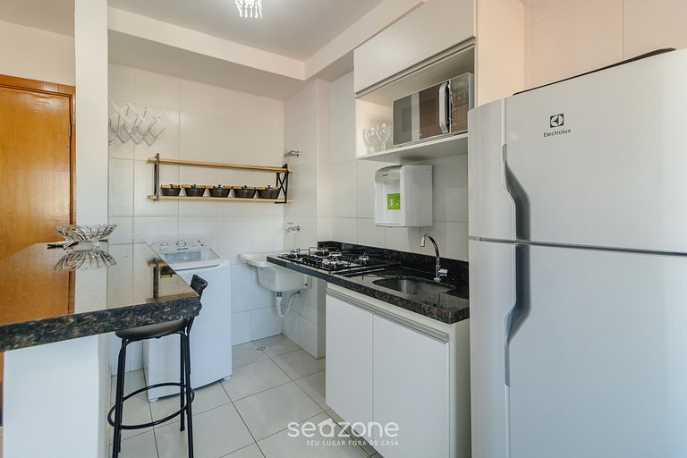 Apto 1Q c/ Ar e Self Check-in, Goiânia - ATE0302