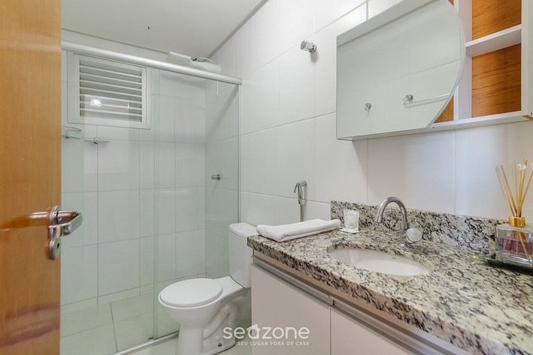 Apto 1Q c/ Ar e Self Check-in, Goiânia - ATE0302