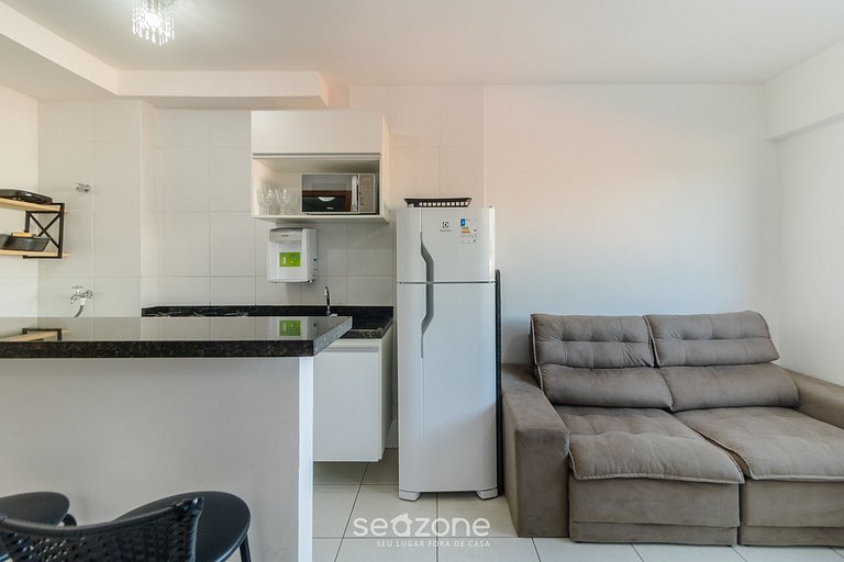 Apto 1Q c/ Ar e Self Check-in, Goiânia - ATE0302