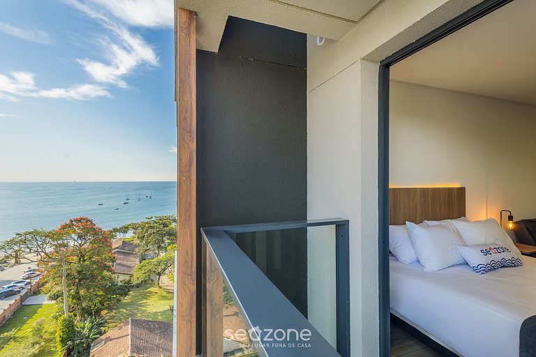 Estúdio Completa c/ Vista Lateral Mar PSO0906