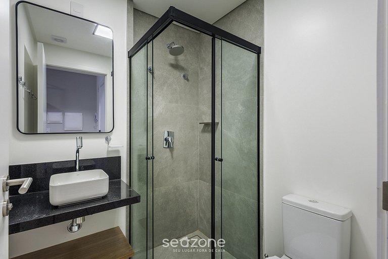 Estúdio Completa c/ Vista Lateral Mar PSO0906