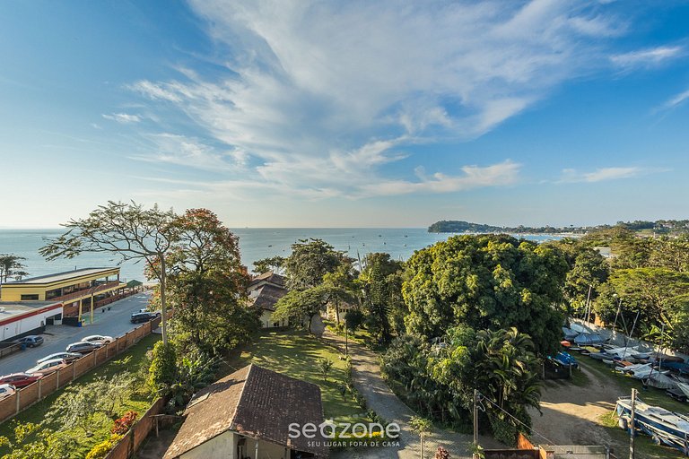 Apto con balcón y vista al mar, Penha PSO0604